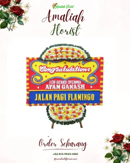 Sewa Papan Bunga Wana